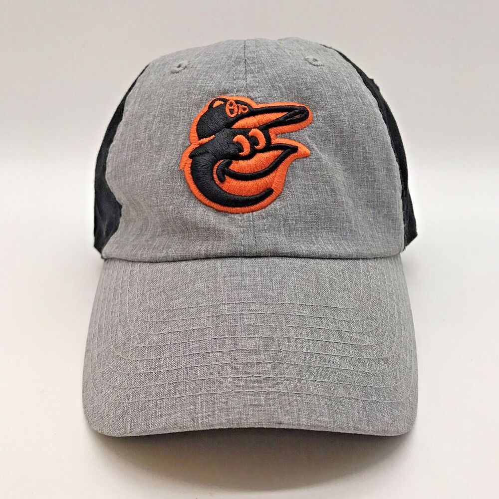 Baltimore Orioles MLB Baseball Cap Fan Favorite Black Gray Adjustable Strapback